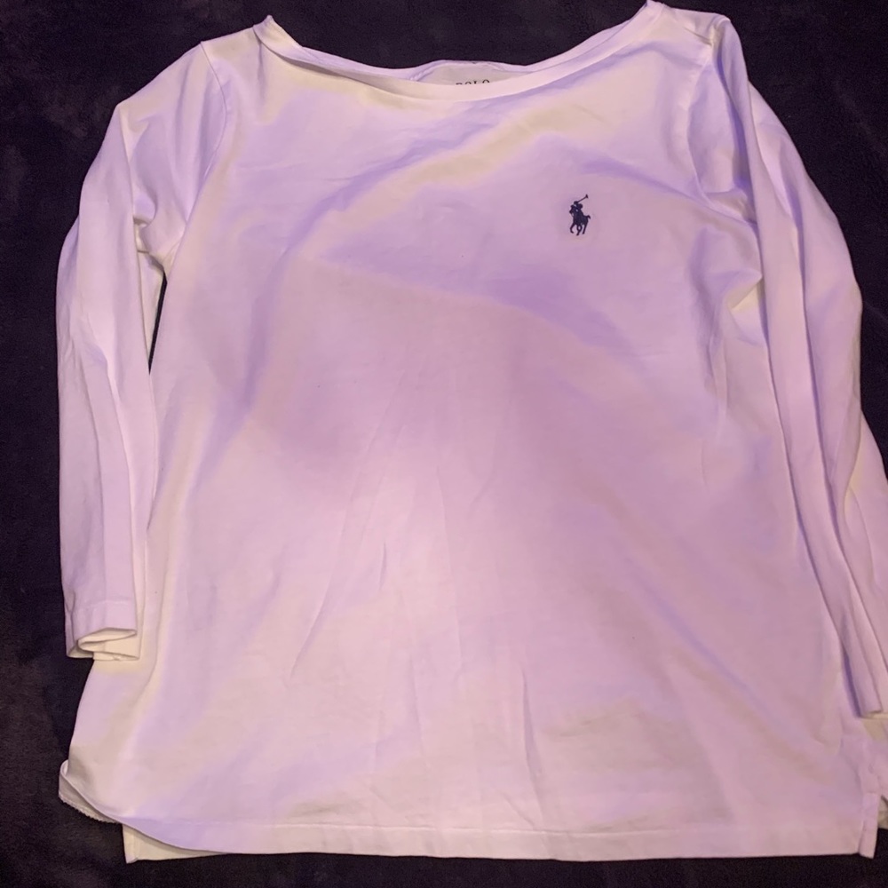 White Polo Long Sleeve